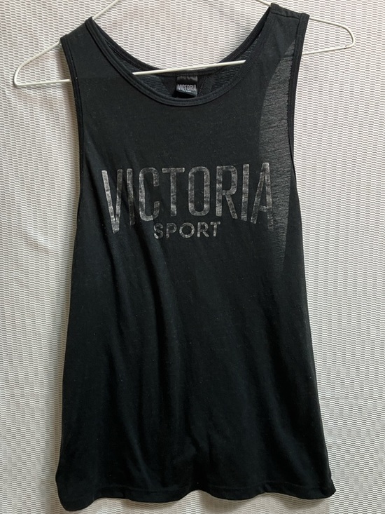 Victoria Sport Tops - Victoria Sport Black Muscle Tank